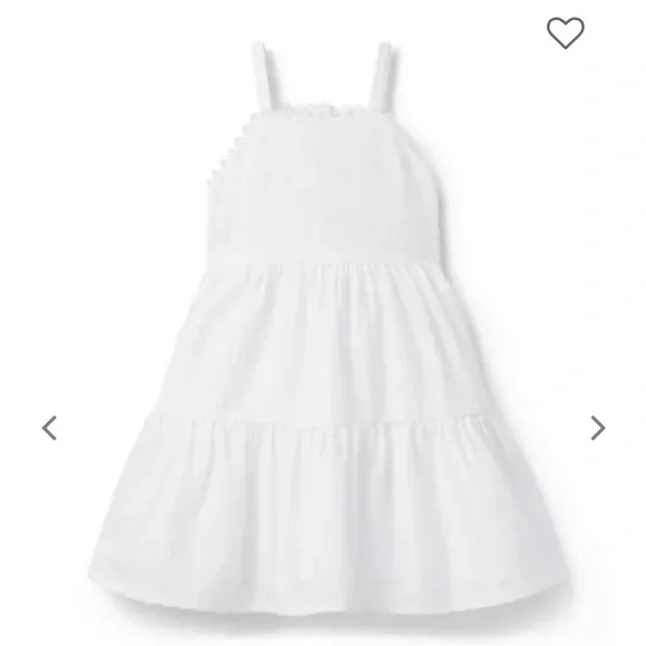 NWT- Janie and Jack Textured Stripe Tiered Dress (SIZE 14) - Picture 1 of 8